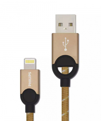 کابل تبدیل USB به LIGHTNING فیلیپس مدل DLC2608G طول 1.2 متر