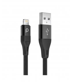 کابل تبدیل USB به LIGHTNING پرودو مدل PD-ALBR22-BK طول 2.2 متر
