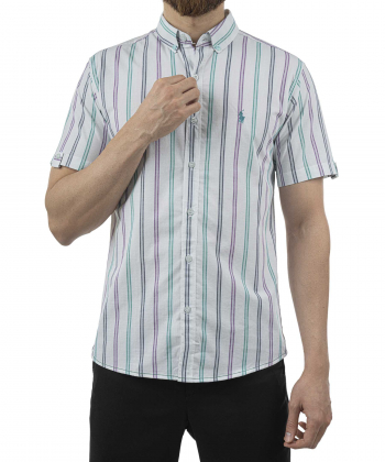 پیراهن آستین کوتاه مردانه برند پی لس کد am140410