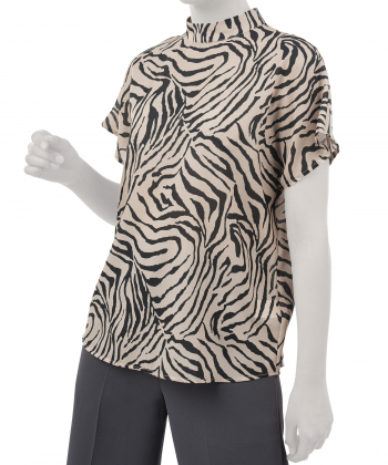 بلوز آستین کوتاه زنانه ریسانی مدل 3144