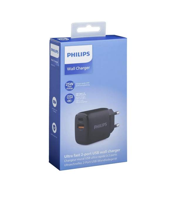 شارژر دیواری USB فیلیپس ULTRA FAST مدل DLP4327