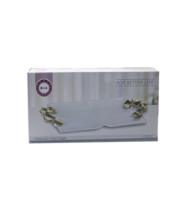 دیس مستطیل بی وی کی BVK طرح BUTTERFLY کد 677028