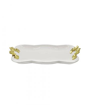 شیرینی خوری مستطیل بی وی کی BVK طرح BUTTERFLY مدل 672435