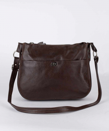 کیف دوشی زنانه چرم طبیعی شیفر Shifer مدل 9540A