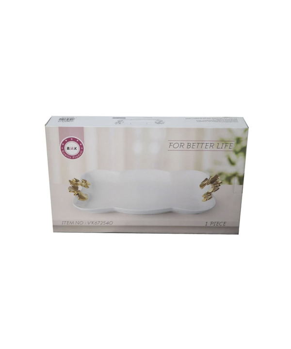 دیس مستطیل بی وی کی BVK طرح BUTTERFLY کد 672540
