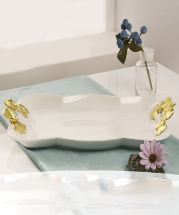 دیس مستطیل بی وی کی BVK طرح BUTTERFLY کد 672540