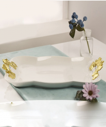 دیس مستطیل بی وی کی BVK طرح BUTTERFLY کد 672535