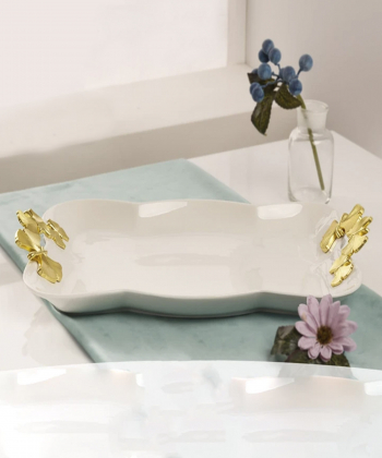 دیس مستطیل بی وی کی BVK طرح BUTTERFLY مدل 672529