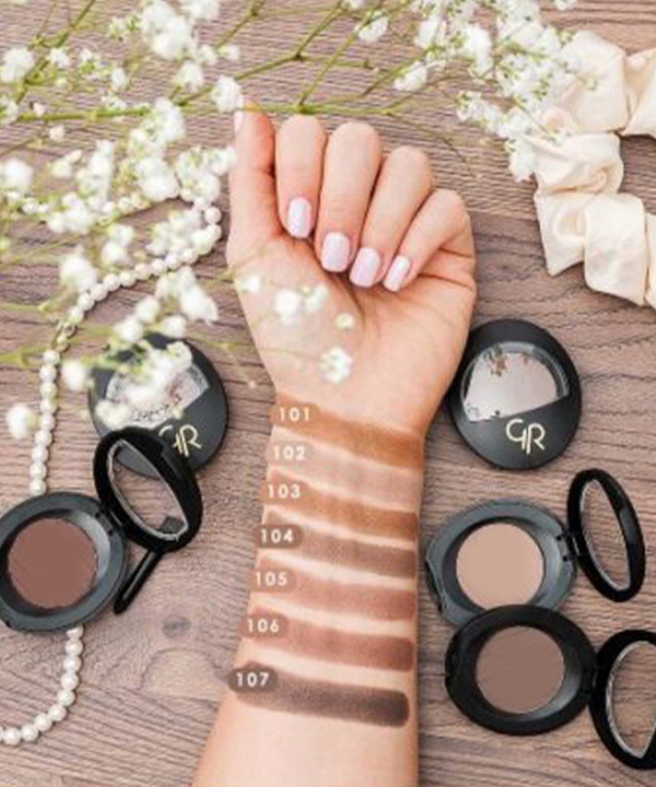 سایه ابرو گلدن رز Golden Rose مدل Eyebrow Powder
