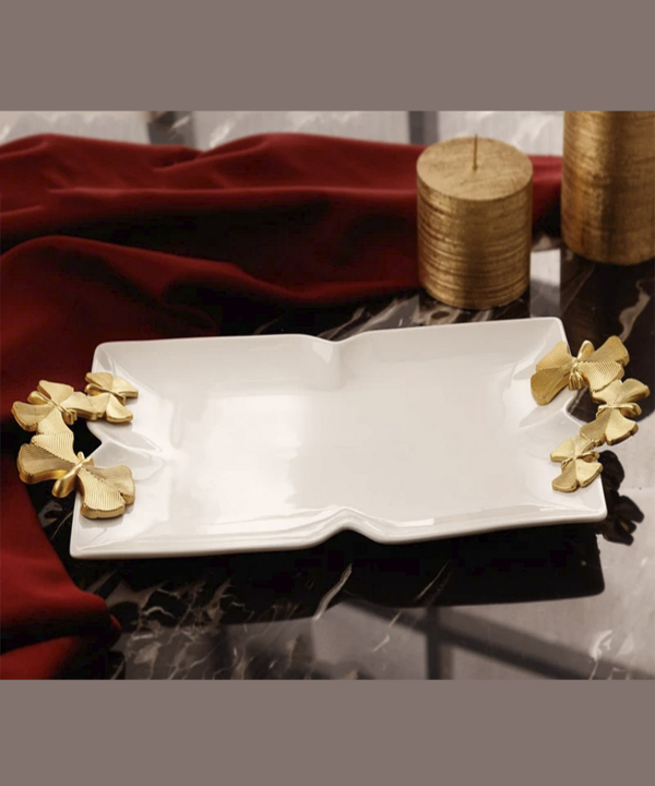 دیس مستطیل بی وی کی BVK طرح BUTTERFLY کد 677041