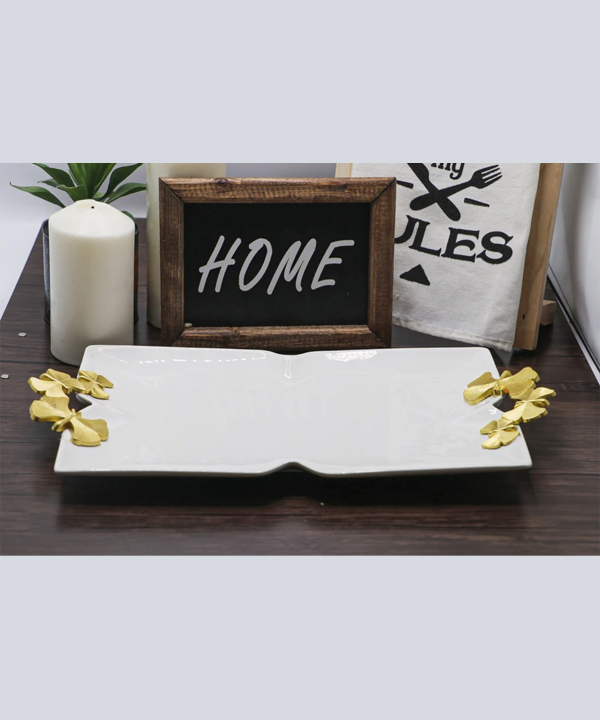 دیس مستطیل بی وی کی BVK طرح BUTTERFLY کد 677041