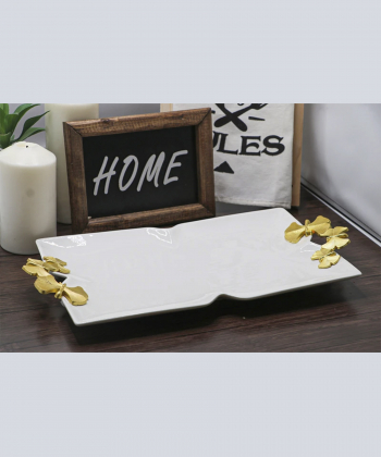 دیس مستطیل بی وی کی BVK طرح BUTTERFLY کد 677041