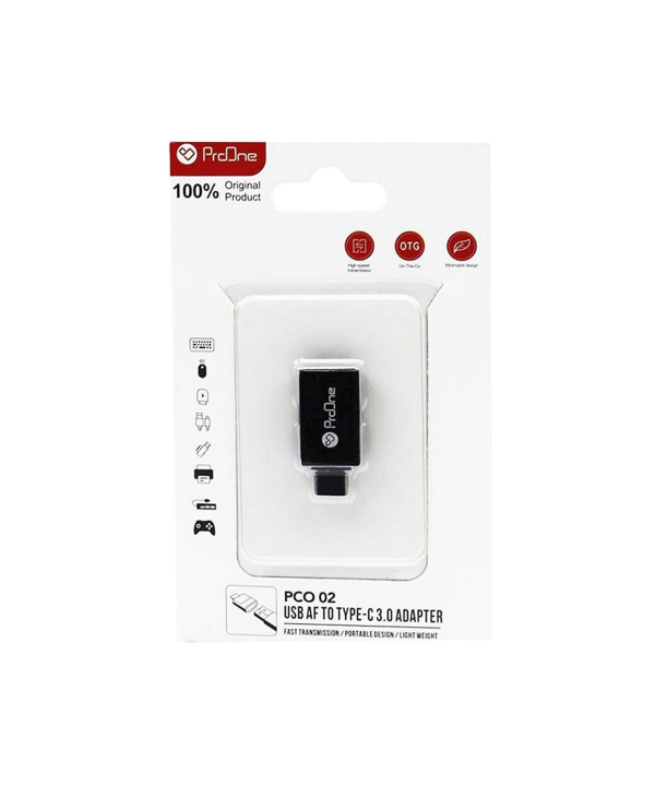 تبدیل USB به Type-C پرووان (OTG Type-C) مدل PCO 02