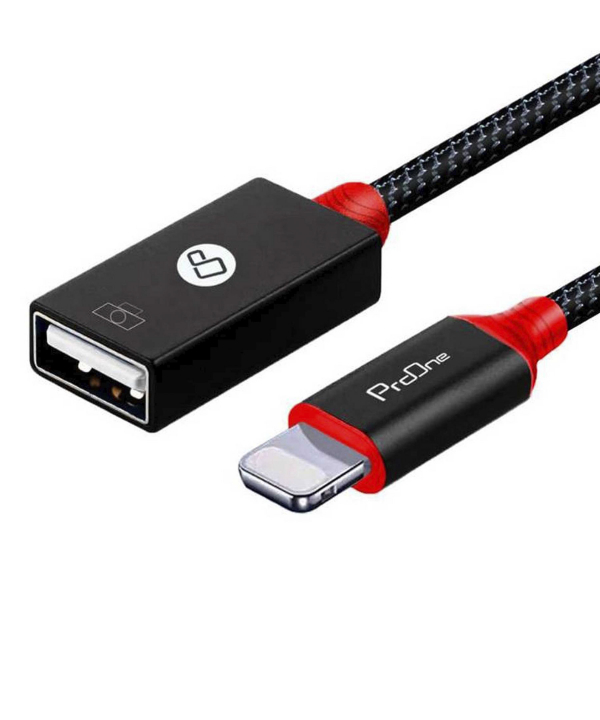 کابل تبدیل USB به lightning پرووان مدل OTG PCO06
