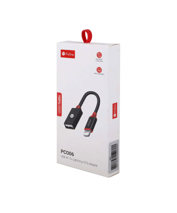 کابل تبدیل USB به lightning پرووان مدل OTG PCO06
