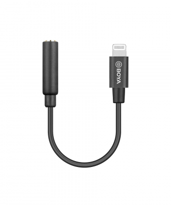 کابل تبدیل Lightning به جک 3.5 میلی متریTRRS(مادگی) بویا مدل K3