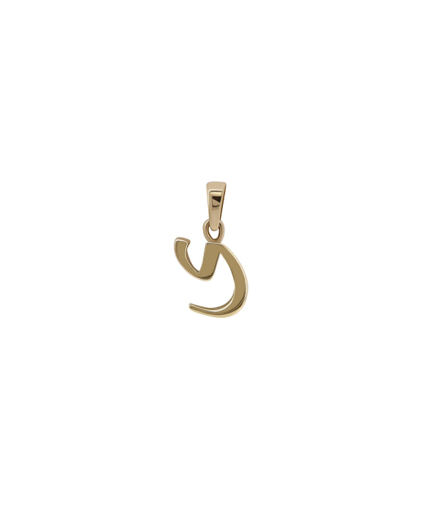 آویز طلا حرف ی تاج Taj کد 25755