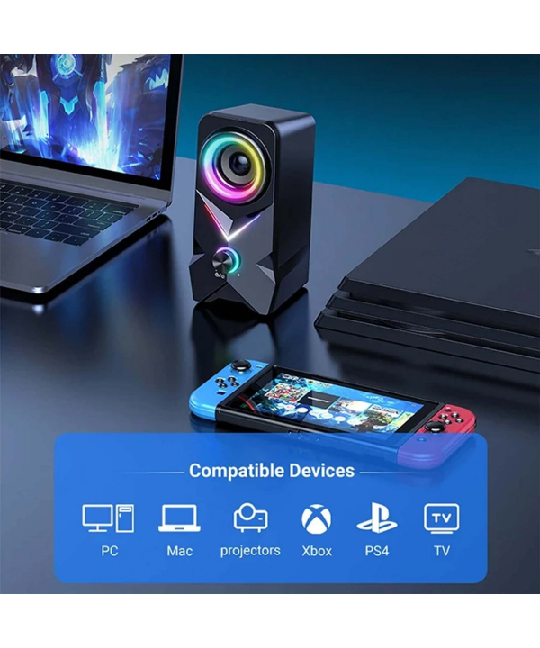 اسپیکر گیمینگ کامپیوتر اونیکوما مدل L2 RGB