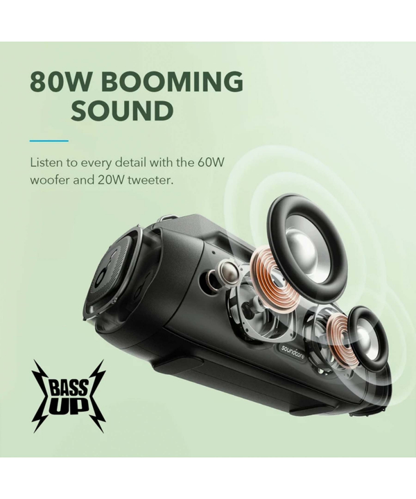اسپیکر قابل حمل بلوتوثی ضدآب انکر مدل MOTION BOOM PLUS A3129