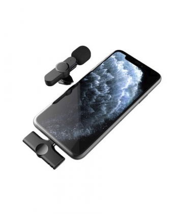 میکروفون یقه ای بی سیم تک میکروفونه مدل K8 با رابط Type-Cو Lightning