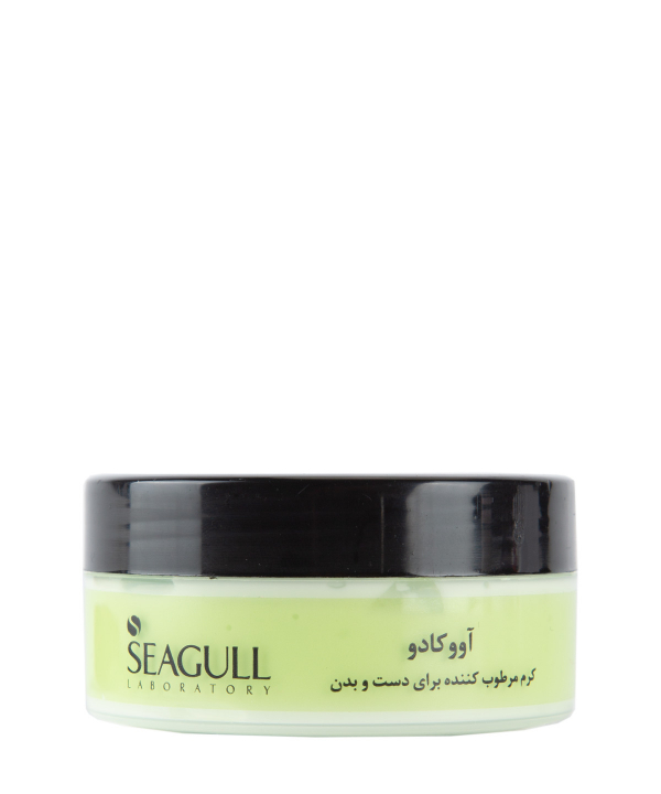 کرم مرطوب‌کننده دست و بدن سی گل Seagull رایحه آووکادو حجم 100 میلی‌لیتر