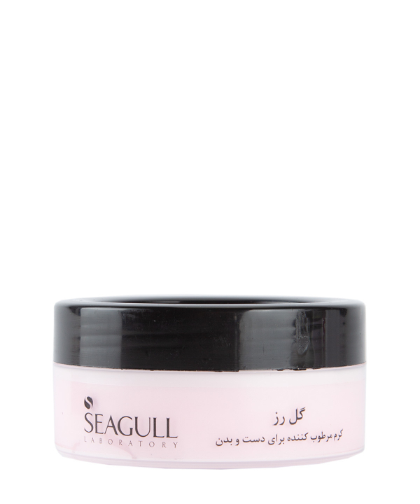 کرم مرطوب‌کننده دست و بدن سی گل Seagull رایحه گل رز حجم 100 میلی‌لیتر