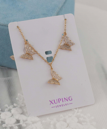 گردنبند زنانه ژوپینگ Xuping مدل پروانه کد AAB-651