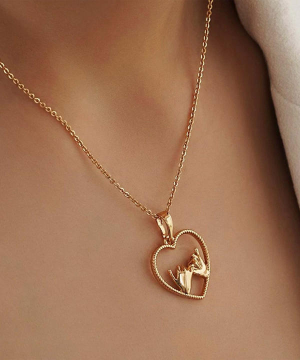 گردنبند زنانه ژوپینگ Xuping مدل قلب کد AAB-648