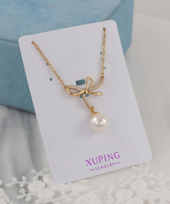 گردنبند زنانه ژوپینگ Xuping مدل پاپیون کد AAB-640