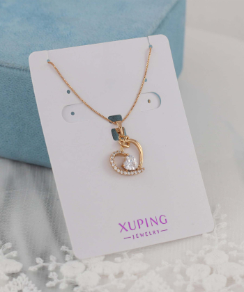 گردنبند زنانه ژوپینگ Xuping مدل قلب کد AAB-637