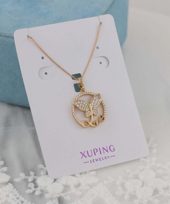 گردنبند زنانه ژوپینگ Xuping مدل پروانه کد AAB-636