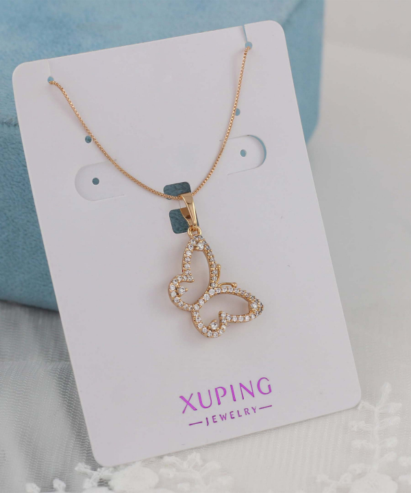 گردنبند زنانه ژوپینگ Xuping مدل پروانه کد AAB-634