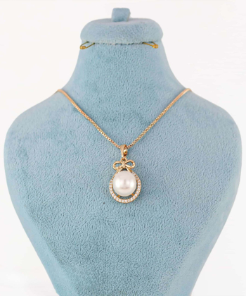گردنبند مس و روکش طلا زنانه ژوپینگ  مدل mp-AAB-633
