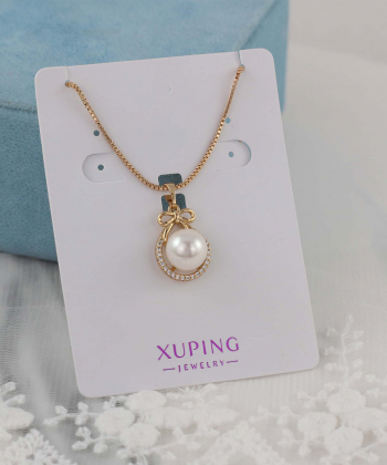 گردنبند زنانه ژوپینگ Xuping مدل پاپیون کد AAB-633