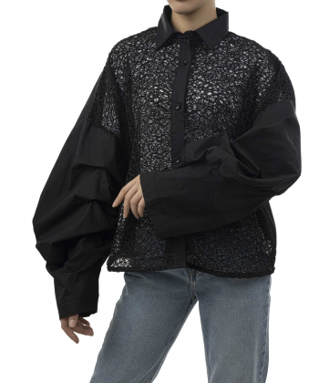 شومیز آستین بلند زنانه لوسیفر مدل WMN107A04