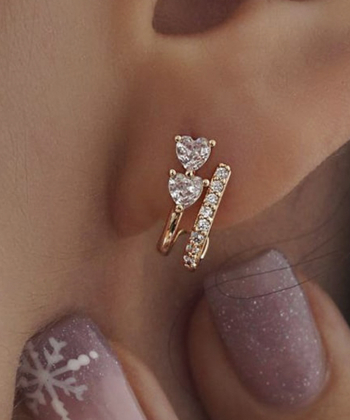 گوشواره زنانه ژوپینگ Xuping مدل قلب کد AAC-994