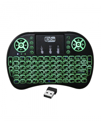 مینی کیبورد بی سیم اکسون مدل BACKLIT با حروف فارسی
