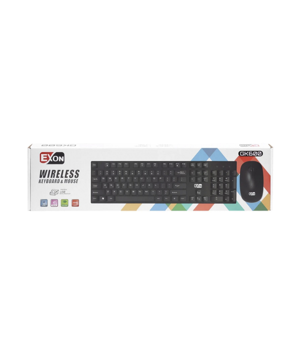 کیبورد و ماوس بی سیم اکسون مدل GK600