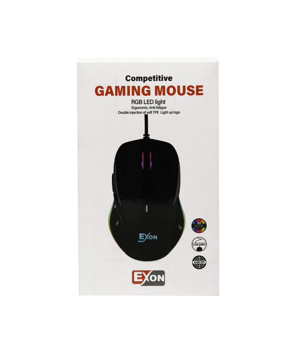 ماوس گیمینگ با سیم اکسون مدل G536E RGB