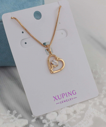 گردنبند زنانه ژوپینگ Xuping مدل قلب کد AAB-622