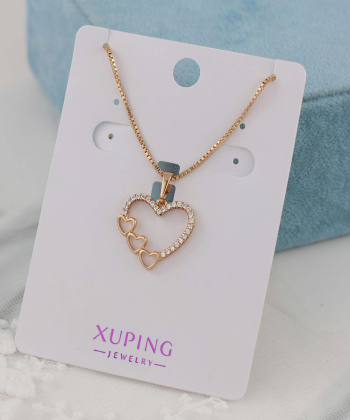 گردنبند زنانه ژوپینگ Xuping مدل قلب کد AAB-629