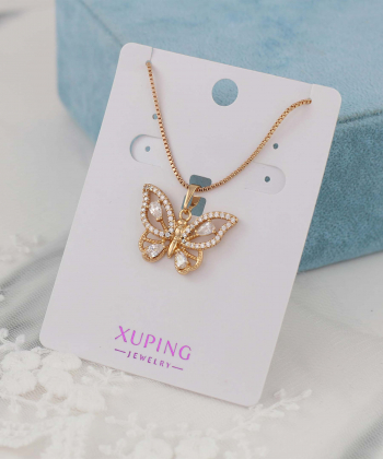 گردنبند زنانه ژوپینگ Xuping مدل پروانه کد AAB-627