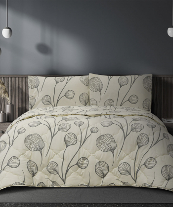 لحاف طرح دار با رویه بالش هالین یک نفره لایکو Laico کد 10004337