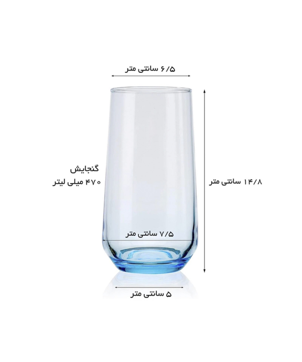 لیوان آلگرا پاشاباغچه Pasabahce کد 420015