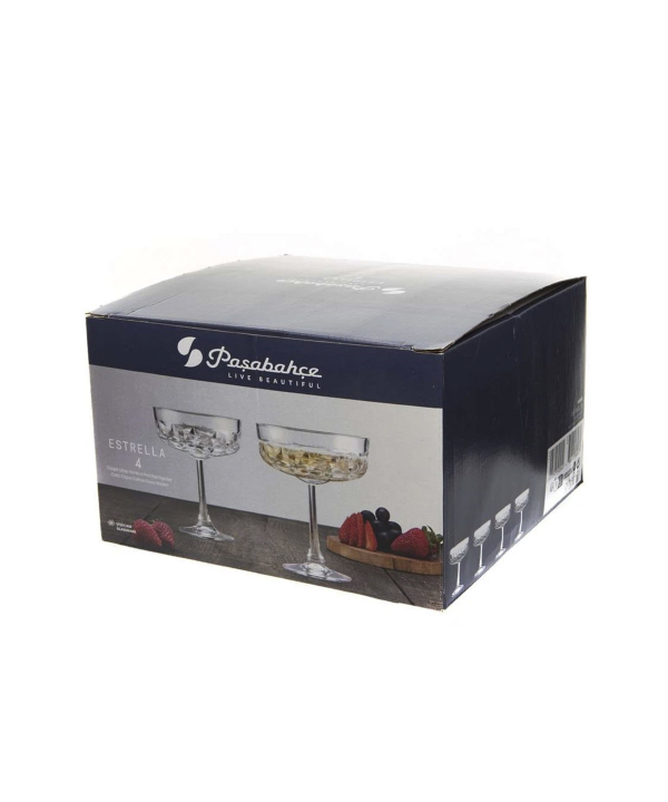 گیلاس 4 عددی استرلا پاشاباغچه Pasabahce کد 440454