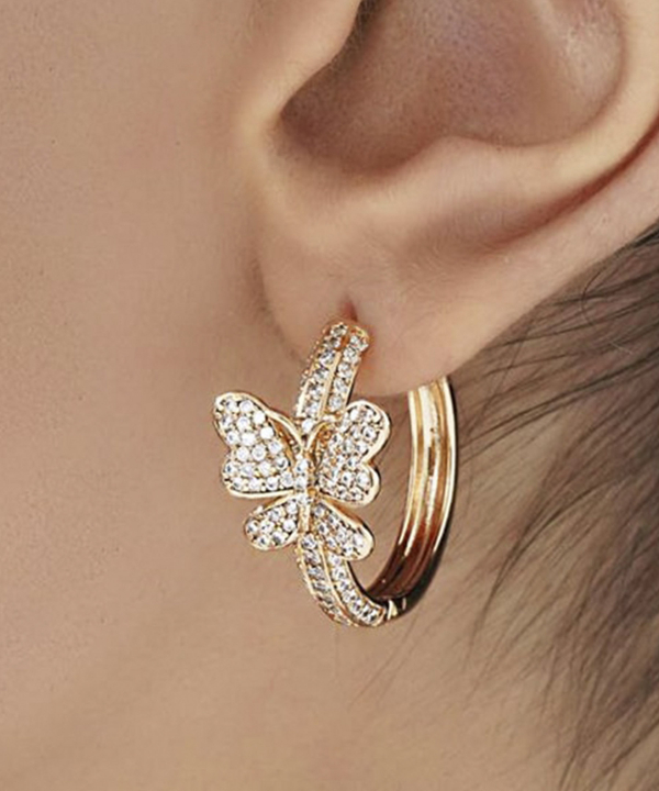 گوشواره زنانه ژوپینگ Xuping مدل پروانه کد AAC-1047