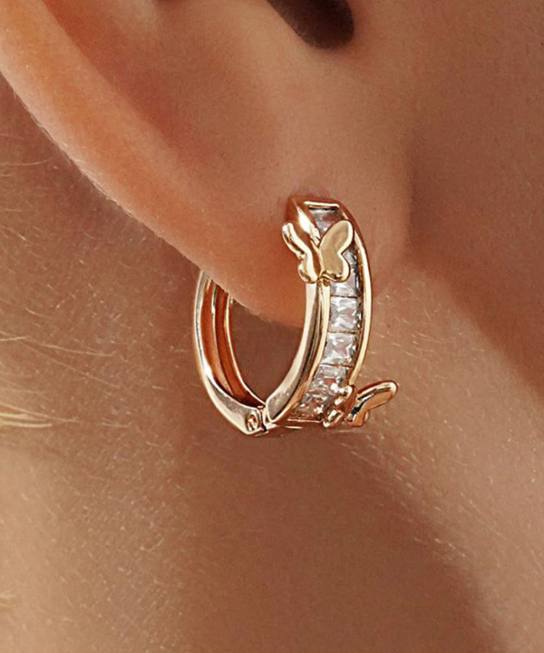 گوشواره زنانه ژوپینگ Xuping مدل پروانه کد AAC-1019