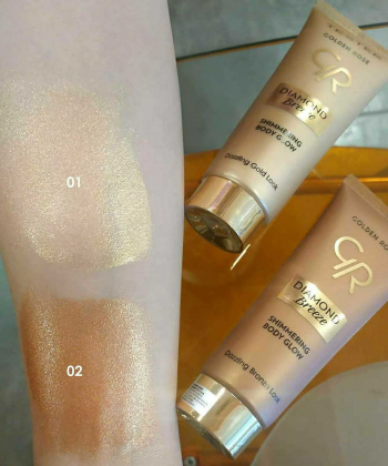 کرم براق کننده بدن گلدن رز Golden Rose مدل Diamond Breeze حجم 75 میلی لیتر