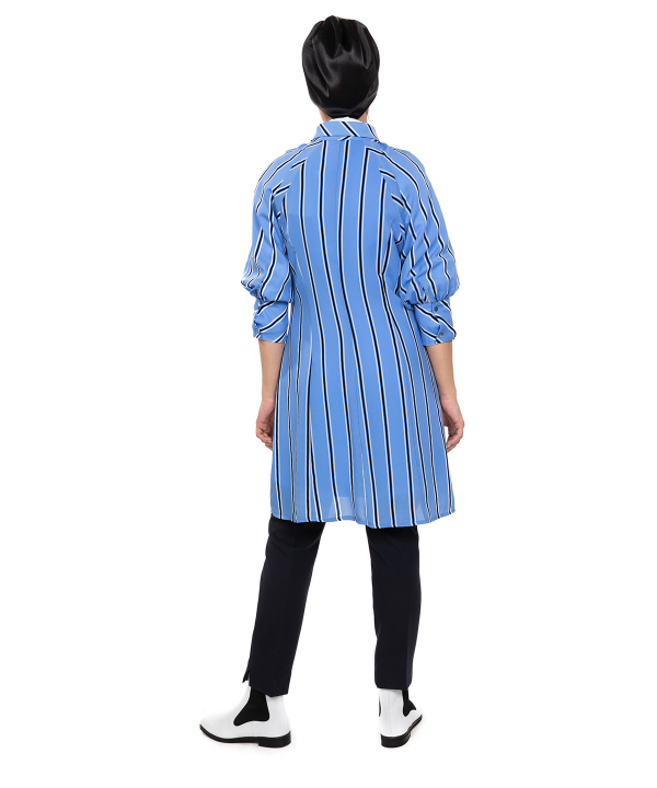 مانتو تابستانی زنانه راه راه چیلیا Chilia کد 837828