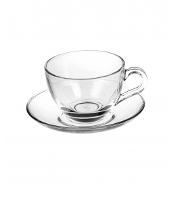 فنجان و نعلبکی بیسیک پاشاباغچه Pasabahce کد 97948